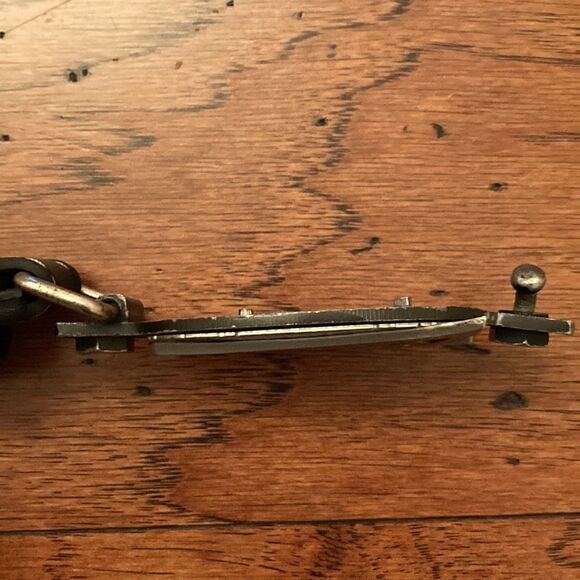 Vintage 1990s recycled belt from car materials. - Picture 5 of 7